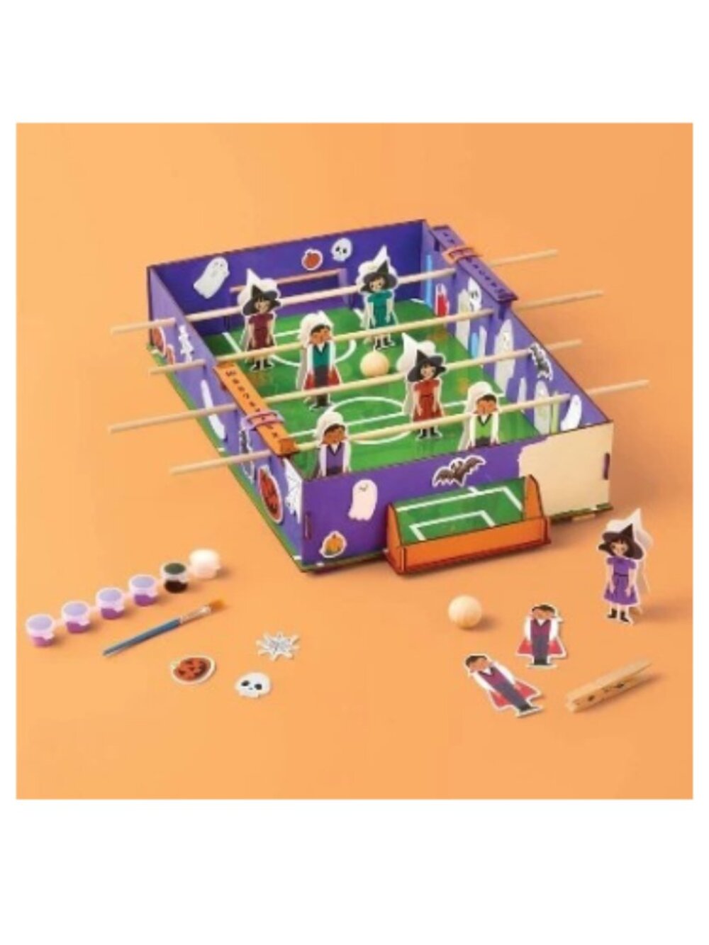 Mondo Llama Halloween Craft Foosball Game Painting Kit DIY Kids Ages 8+ New - Picture 3 of 4